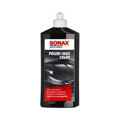 SONAX Lackpolitur Polish & Wax Color NanoPro schwarz
