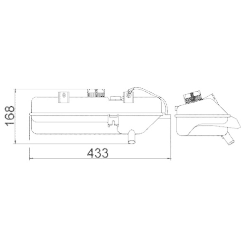 MAHLE Ausgleichsbeh&auml;lter, K&uuml;hlmittel BEHR CRT 16 000S