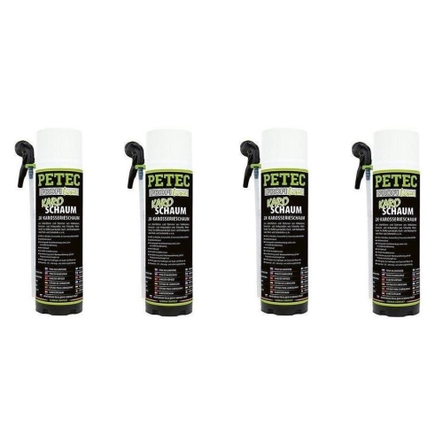 4x 2K KARO-Schaum GRAU 400ML Unterf&uuml;ttern D&auml;mmen Hohlraum Dichten PETEC 98140