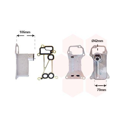 VAN WEZEL Ölkühler, Motoröl *** IR PLUS ***