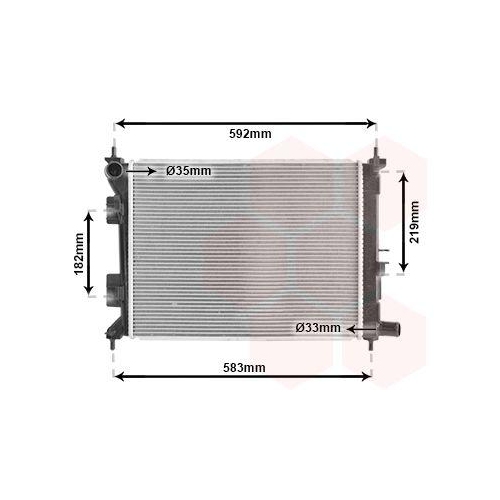 VAN WEZEL K&uuml;hler, Motork&uuml;hlung