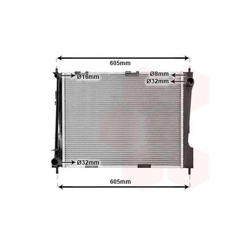 VAN WEZEL K&uuml;hler, Motork&uuml;hlung 43002371