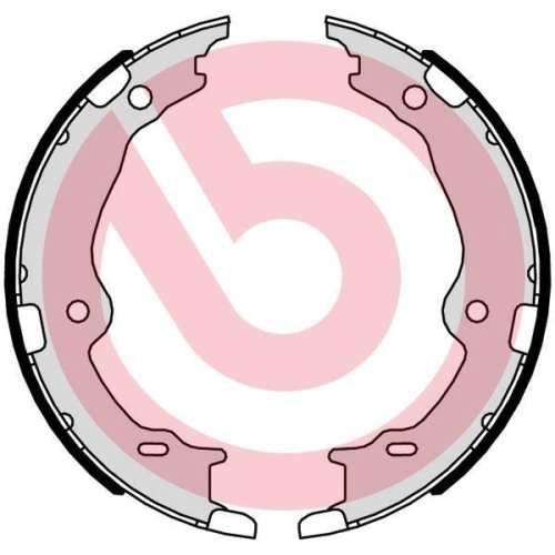 BREMBO Bremsbackensatz, Feststellbremse ESSENTIAL LINE S 83 572