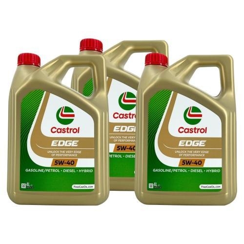 Motor&ouml;l Castrol Edge 5W-40 VW 505 Renault Opel MB 229 Ford Fiat ACEA C3 12 Liter
