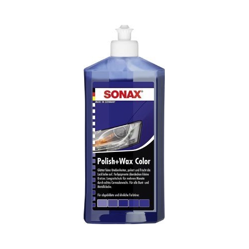 SONAX Lackpolitur Polish & Wax Color NanoPro blau