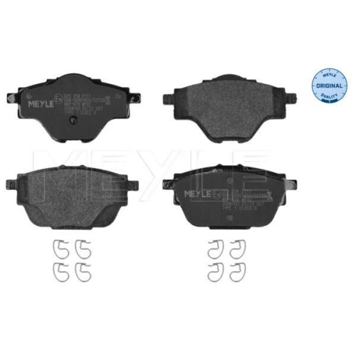 MEYLE Bremsbelagsatz, Scheibenbremse MEYLE-ORIGINAL: True to OE. 025 258 2717