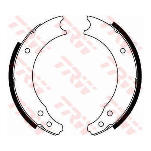 TRW Bremsbackensatz GS8019