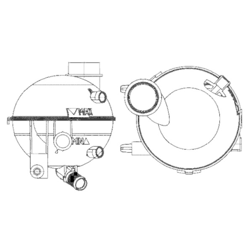 MAHLE Ausgleichsbeh&auml;lter, K&uuml;hlmittel BEHR CRT 18 000S