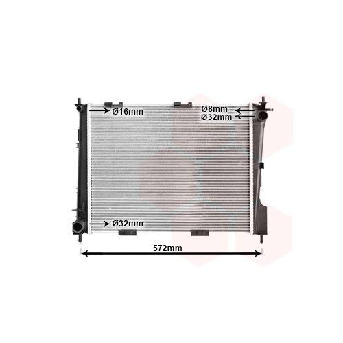 VAN WEZEL K&uuml;hler, Motork&uuml;hlung 43002372