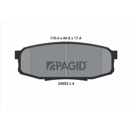PAGID Bremsbelagsatz, Scheibenbremse T1750N
