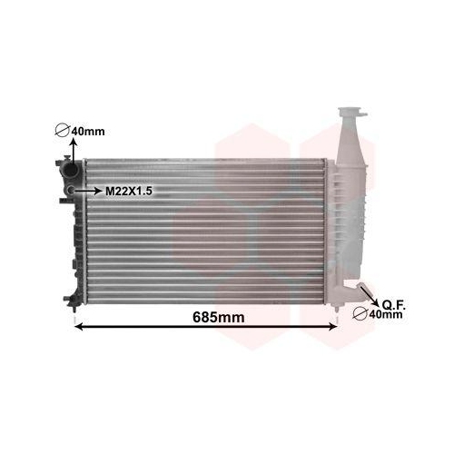 VAN WEZEL K&uuml;hler, Motork&uuml;hlung 09002140