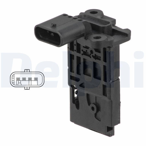 DELPHI Luftmassenmesser AF10766-12B1