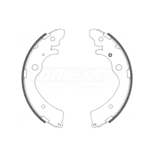 TOMEX Brakes Bremsbackensatz TX 21-74