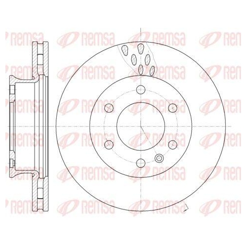 REMSA Bremsscheibe 61034.10