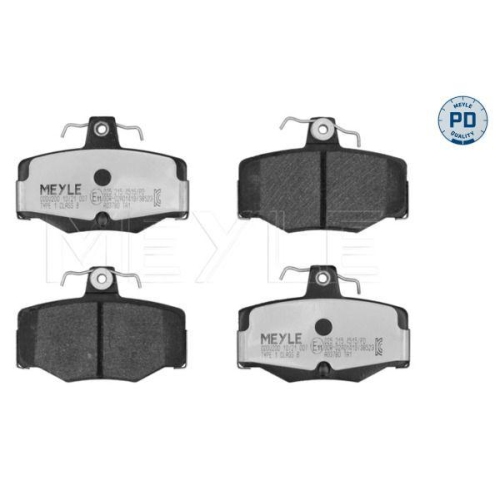 MEYLE Bremsbelagsatz, Scheibenbremse MEYLE-PD: Advanced performance and design. 025 215 4515/PD