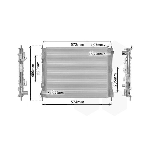 VAN WEZEL K&uuml;hler, Motork&uuml;hlung 43002374