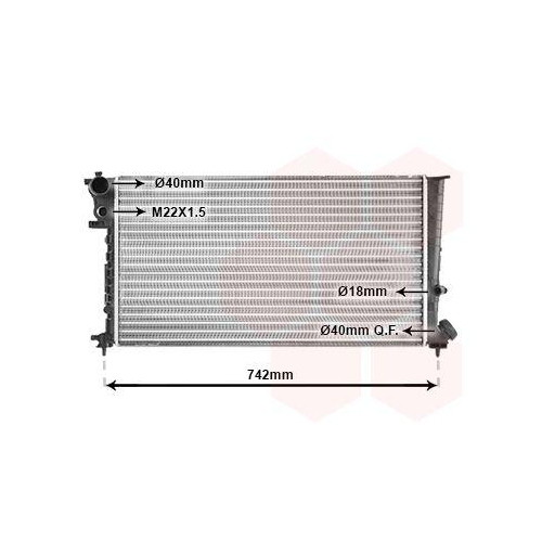 VAN WEZEL K&uuml;hler, Motork&uuml;hlung 09002148