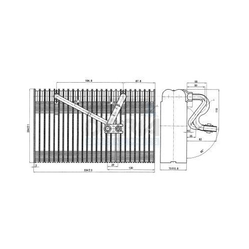 MEAT & DORIA Verdampfer, Klimaanlage 997017
