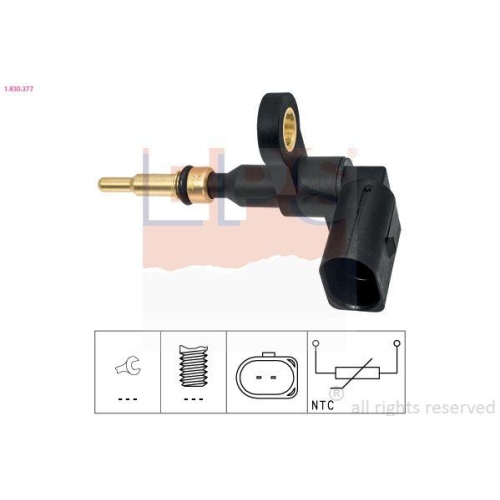 EPS Sensor, K&uuml;hlmitteltemperatur Made in Italy - OE Equivalent 1.830.377