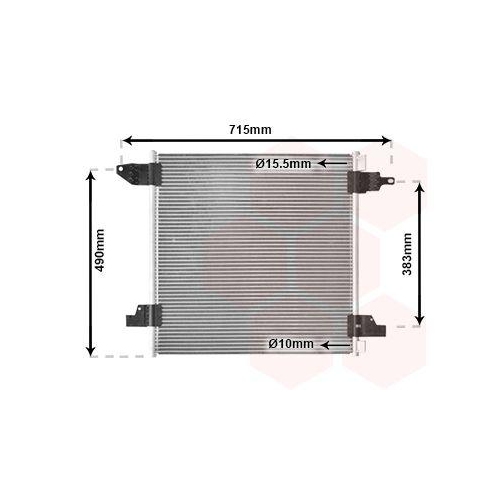 VAN WEZEL Kondensator, Klimaanlage 30005345