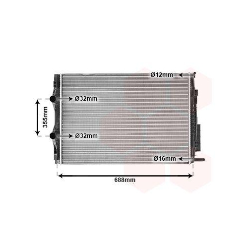 VAN WEZEL K&uuml;hler, Motork&uuml;hlung 43002387