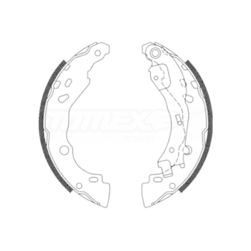 TOMEX Brakes Bremsbackensatz TX 21-77