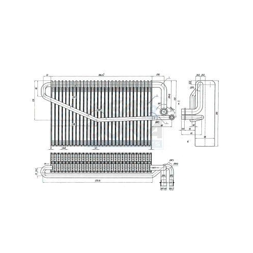 MEAT & DORIA Verdampfer, Klimaanlage 997020