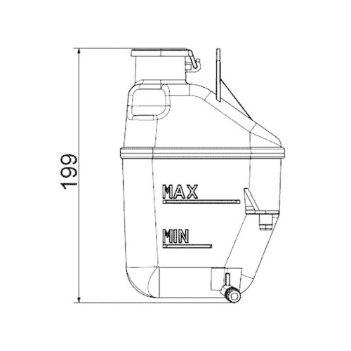 MAHLE Ausgleichsbeh&auml;lter, K&uuml;hlmittel BEHR CRT 88 001S