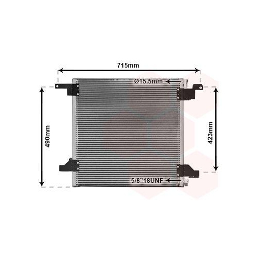 VAN WEZEL Kondensator, Klimaanlage 30005377