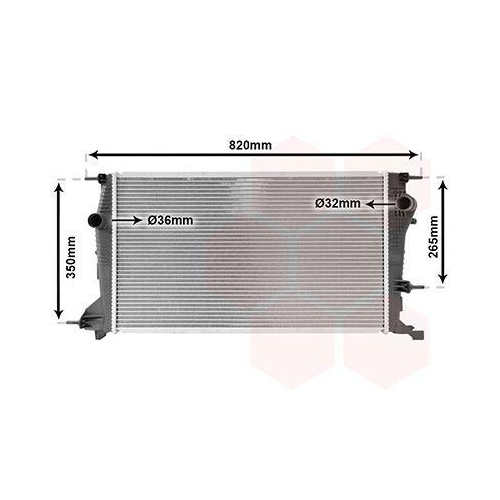 VAN WEZEL K&uuml;hler, Motork&uuml;hlung 43002409