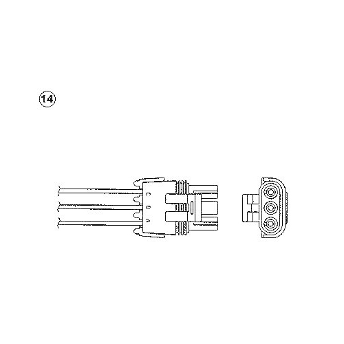 NTK Lambdasonde 0123
