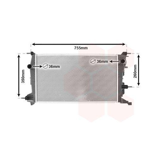 VAN WEZEL K&uuml;hler, Motork&uuml;hlung 43002410