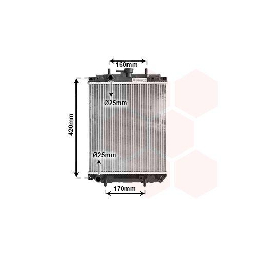 VAN WEZEL K&uuml;hler, Motork&uuml;hlung 11002046