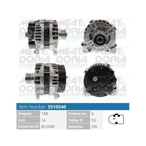 MEAT & DORIA Generator 5510540