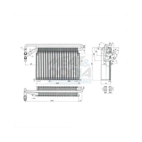 MEAT & DORIA Verdampfer, Klimaanlage 997022