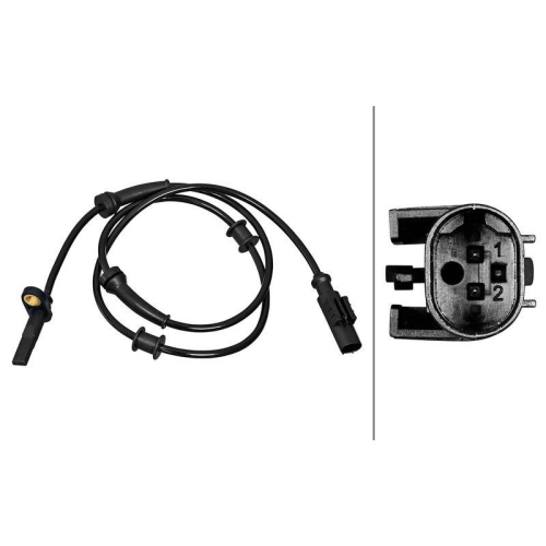 HELLA Sensor, Raddrehzahl 6PU 358 217-251