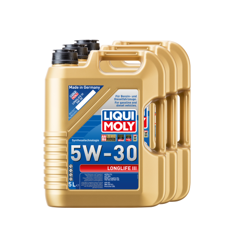 Liqui Moly Longlife III Motor&ouml;l 5W-30, 15-Liter, VW 504 00, VW 507 00 - 20647