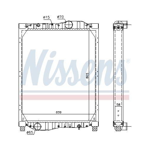 NISSENS K&uuml;hler, Motork&uuml;hlung ** FIRST FIT ** 69609