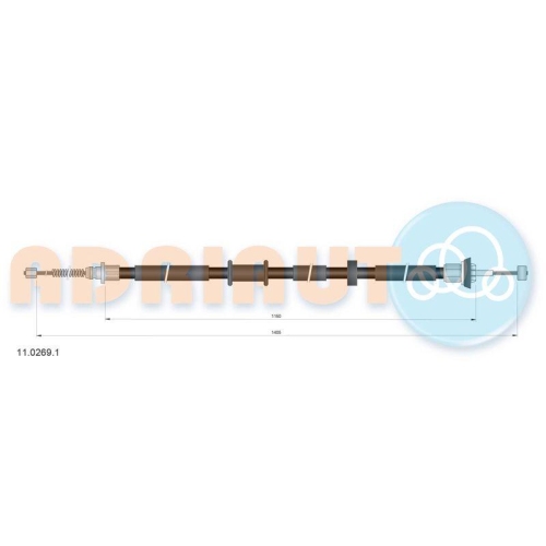 ADRIAUTO Seilzug, Feststellbremse 11.0269.1