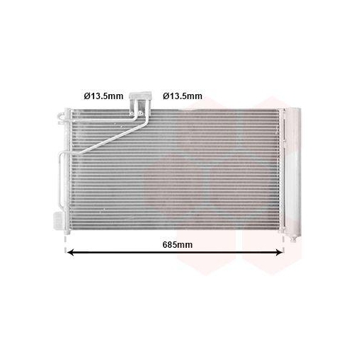 VAN WEZEL Kondensator, Klimaanlage 30005493
