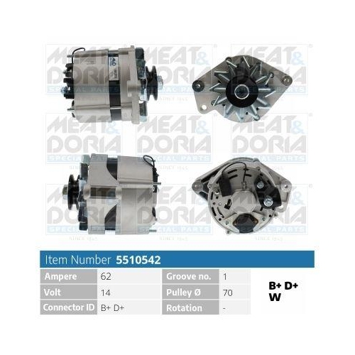 MEAT & DORIA Generator 5510542
