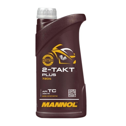 Motor&ouml;l Motoren&ouml;l Mannol 2-Takt Plus 1 Liter Flasche MN7204-1