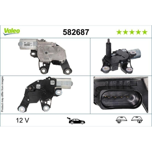 VALEO Wischermotor ORIGINAL TEIL 582687