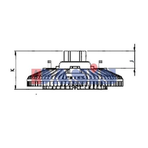 AKS DASIS Kupplung, K&uuml;hlerl&uuml;fter 448093N