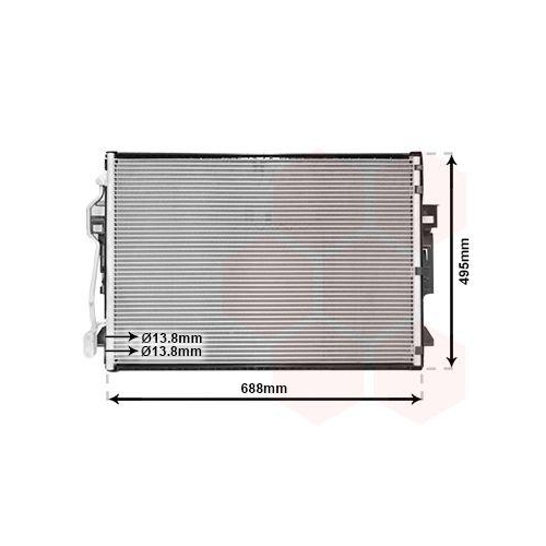 VAN WEZEL Kondensator, Klimaanlage 30005605