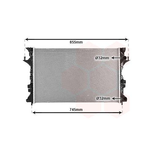 VAN WEZEL K&uuml;hler, Motork&uuml;hlung 43002438