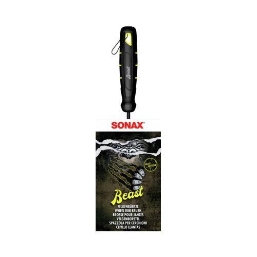 SONAX Felgenb&uuml;rste Beast Edition Auto schwarz/gelb 04917410