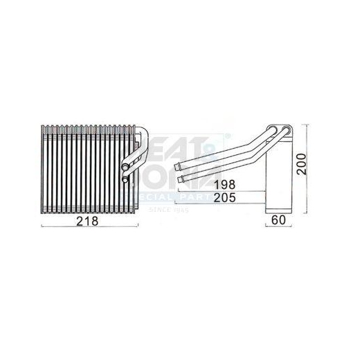 MEAT & DORIA Verdampfer, Klimaanlage 997024