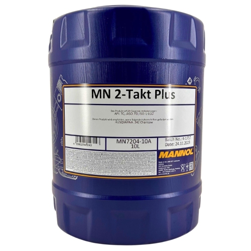 Motor&ouml;l Motoren&ouml;l Mannol 2-Takt Plus 10 Liter Kanister MN7204-10