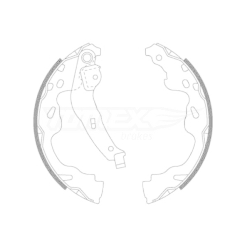 TOMEX Brakes Bremsbackensatz TX 21-82